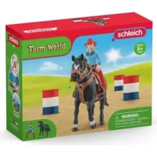 Schleich FARM WORLD Kaubojė ant žirgo