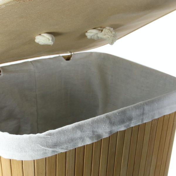 Woodford Bamboo Laundry Basket