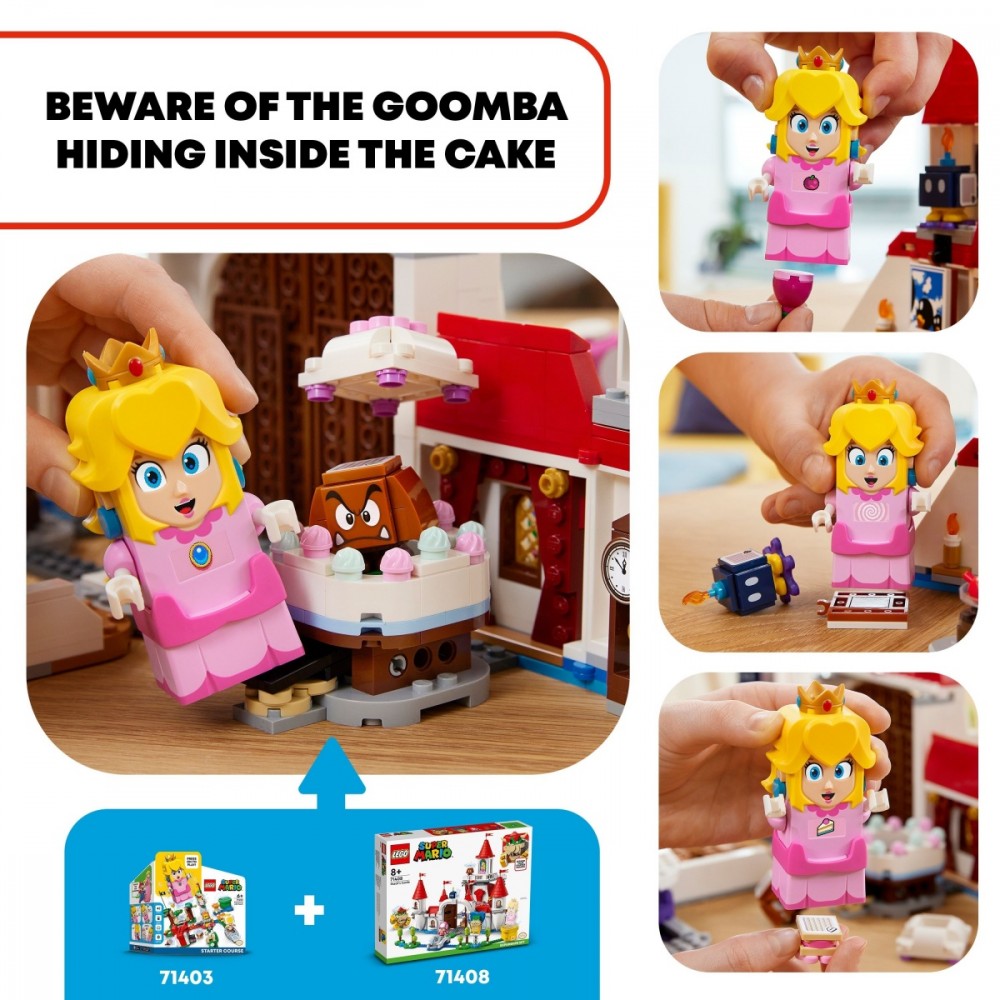 71408 Super deals Mario Peach's Castle