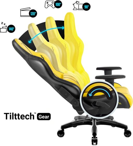 Diablo X-One 2.0 Gaming Chair Office Chair Desk Chair Adjustable Armrests  Ergonomic Design Neck / Lumbar Cushion : : Home & Kitchen