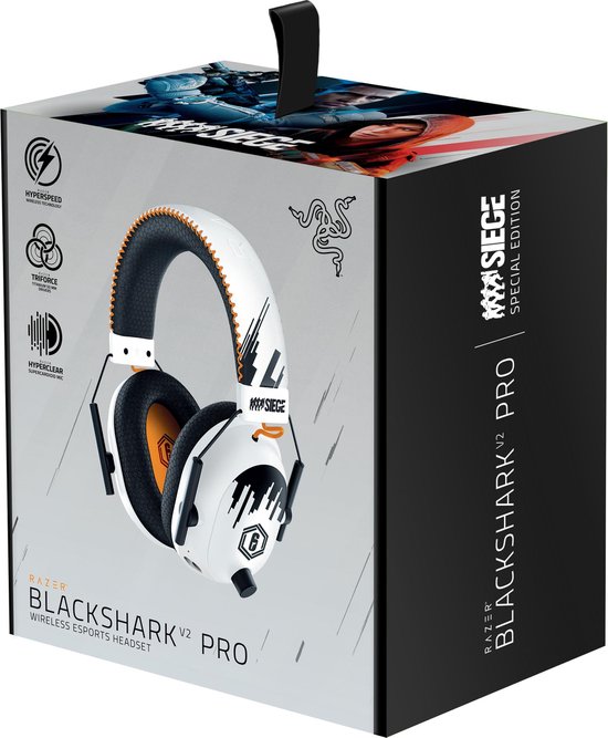 Razer BlackShark V2 Pro Wireless ESports Gaming Headset Six Siege - Baitukas