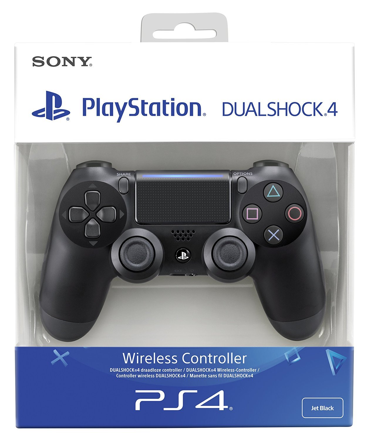 Sony Dualshock 4 Wireless Controller - Black retailer (PS4)